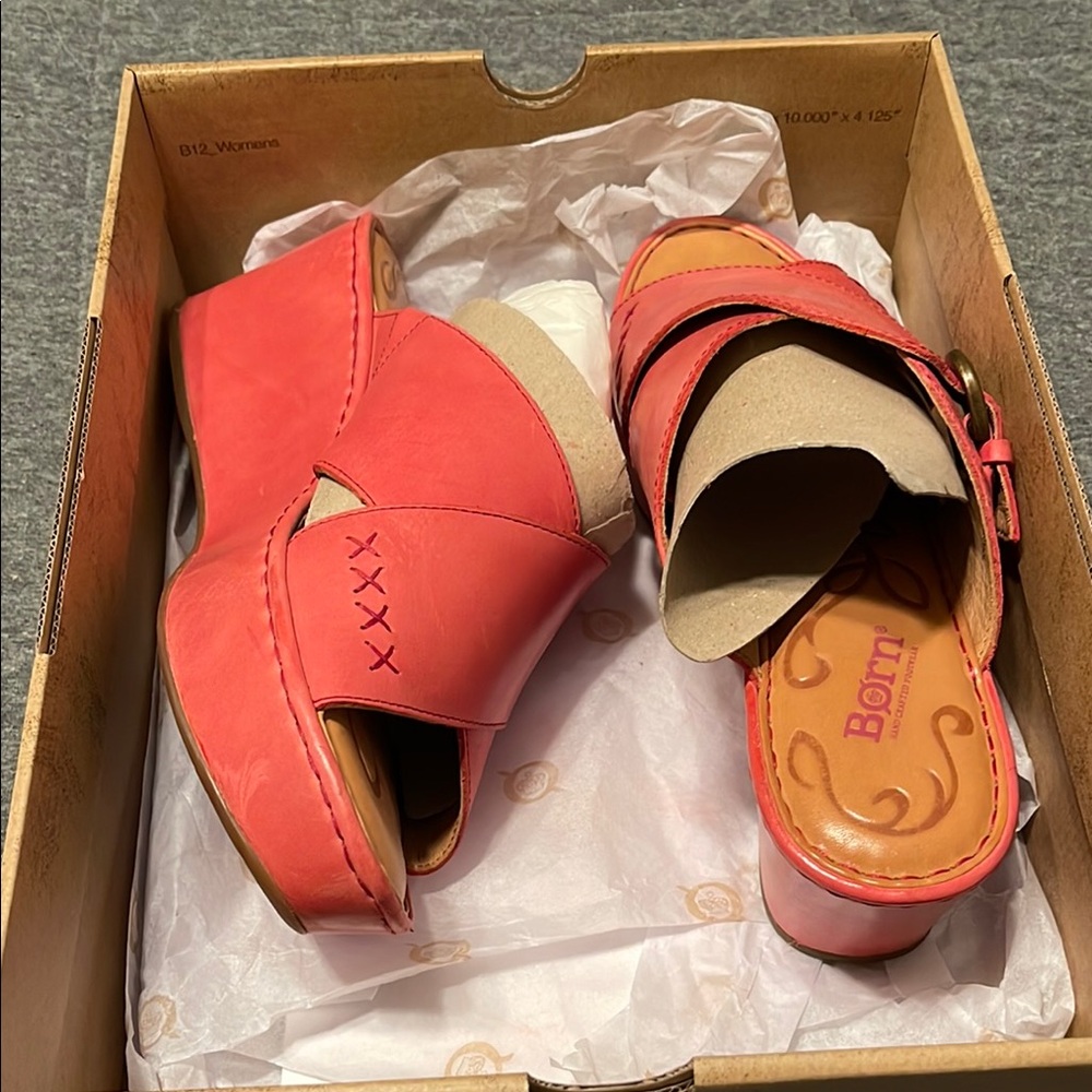 Women's Coral Wedge Sandals